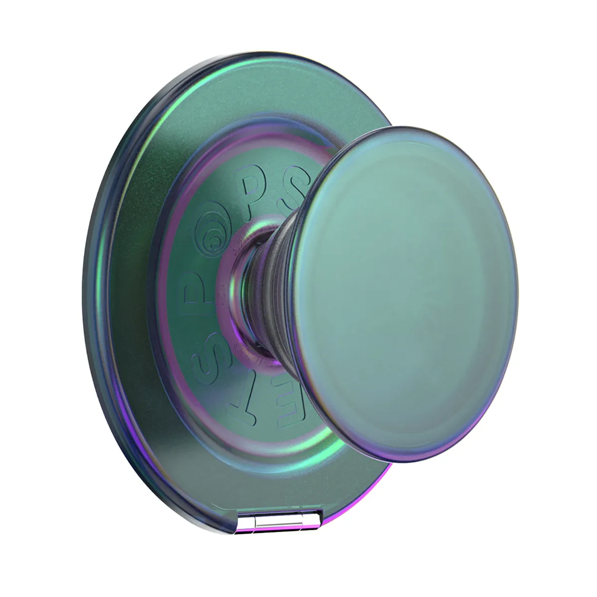 Support Smartphone Popgrip Kick-out Premium Fixation Adhesif Stand Et Selfie Noir / Vert Popsockets