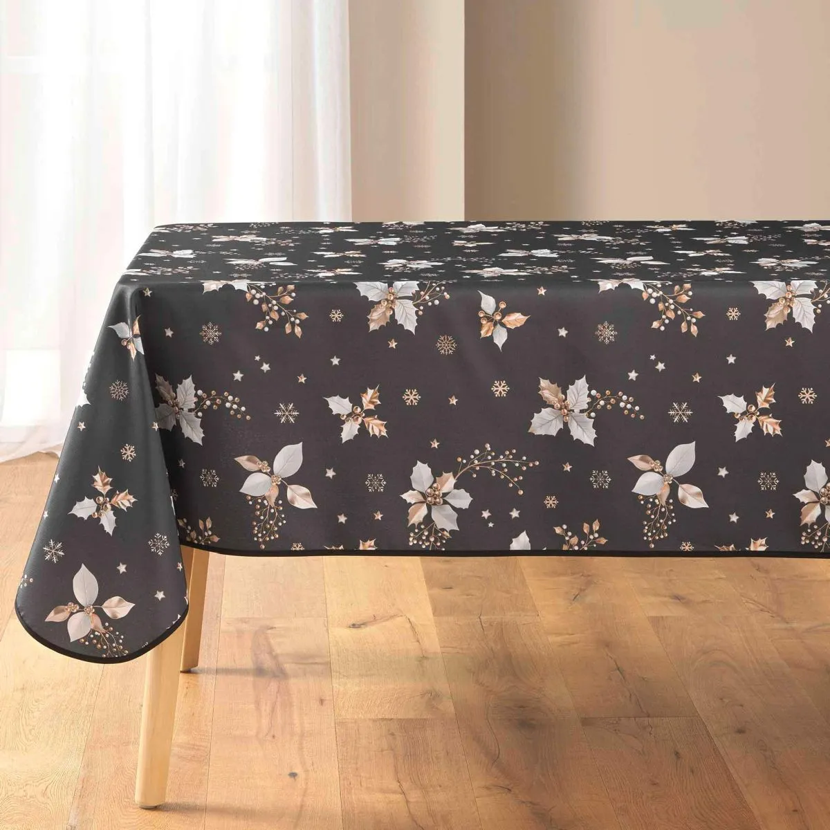 Nappe Imprimé "guido" 150x240cm Anthracite