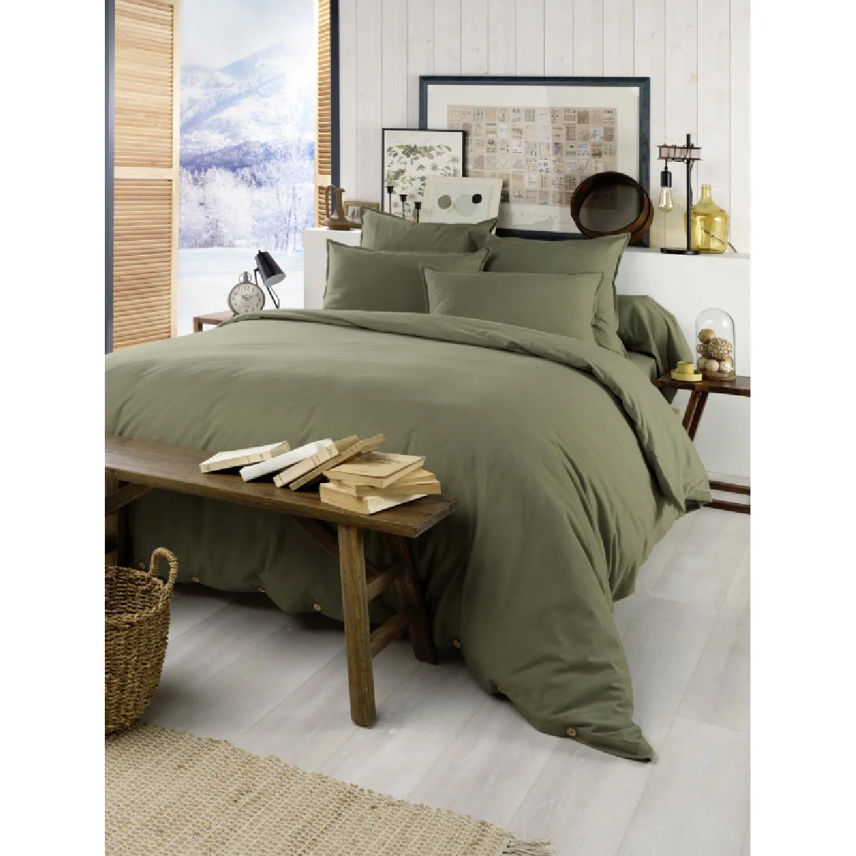 Housse De Couette "candice" Toutes Dimensions Flanelle De Coton L'effet Papillon