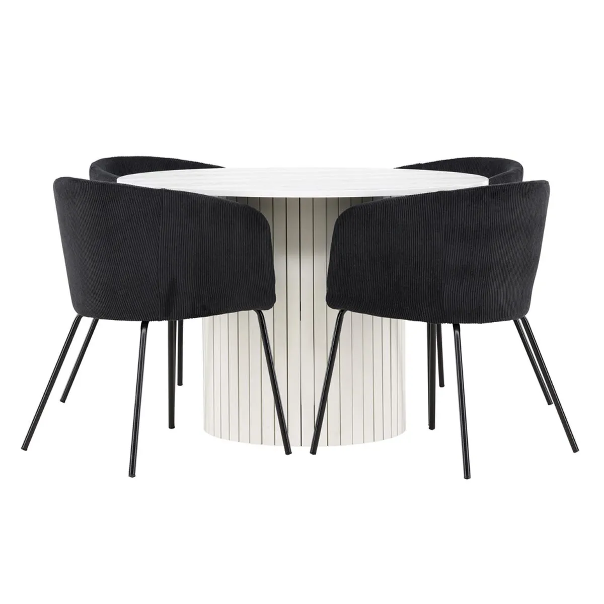 Härön Dining Table with Berit Chairs