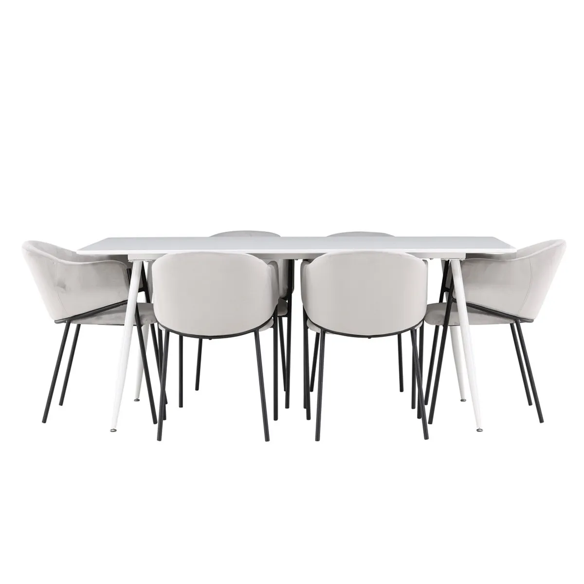 Silar Dining Table with Evelina Chairs