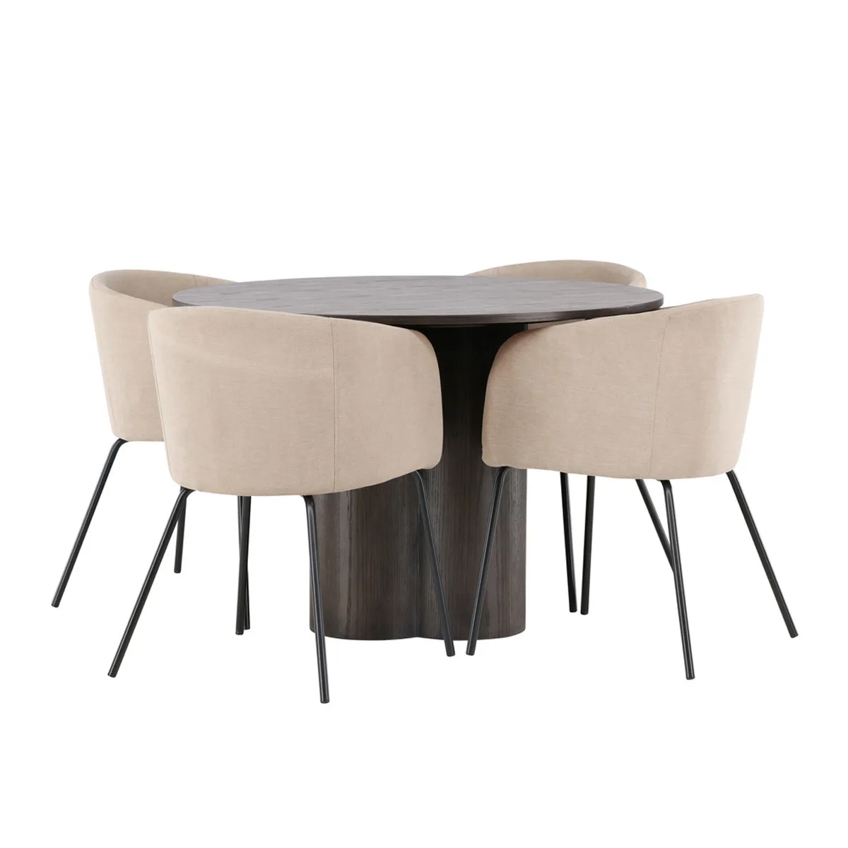 Olivia Dining Table with Berit Chairs