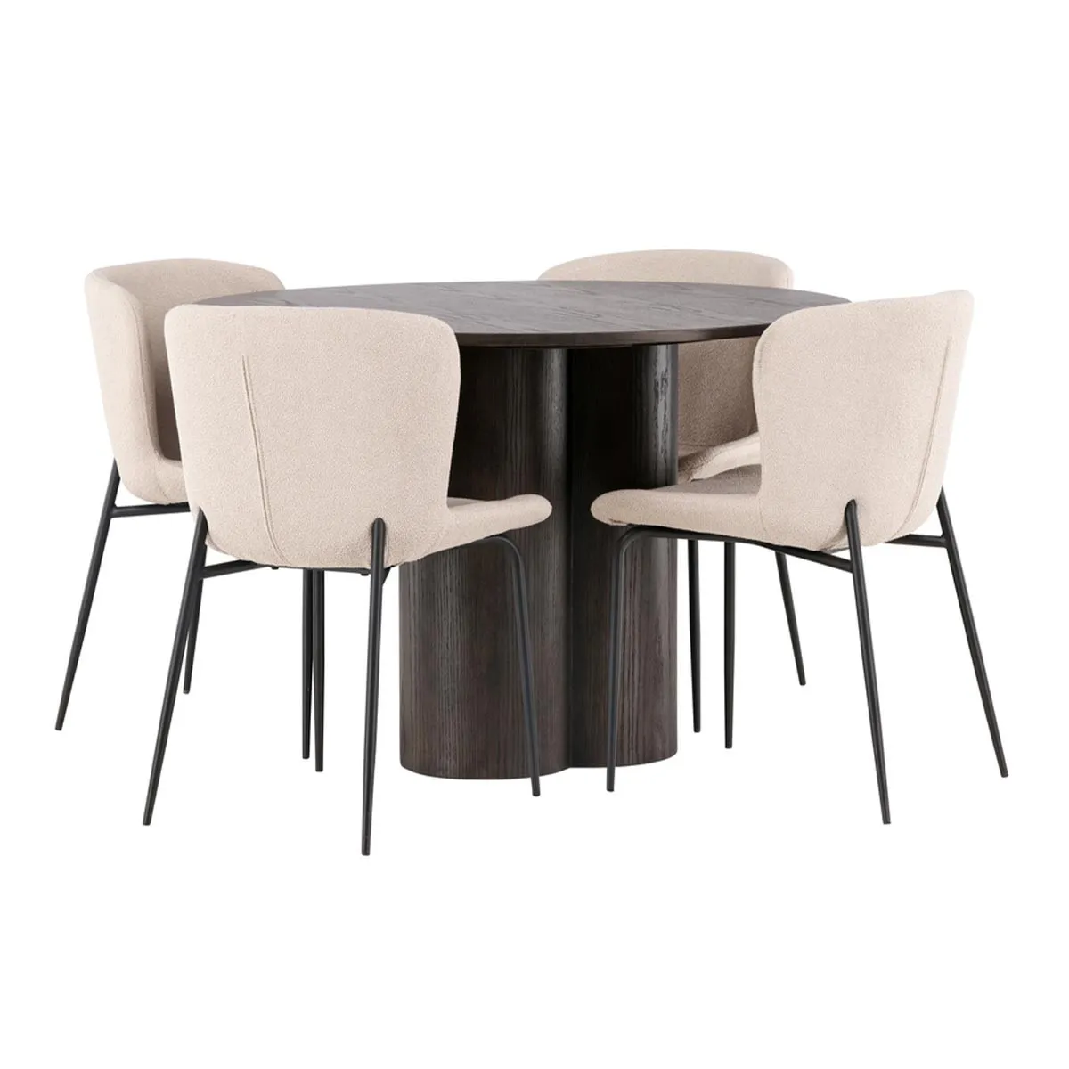 Olivia Dining Table with Modesto Chairs