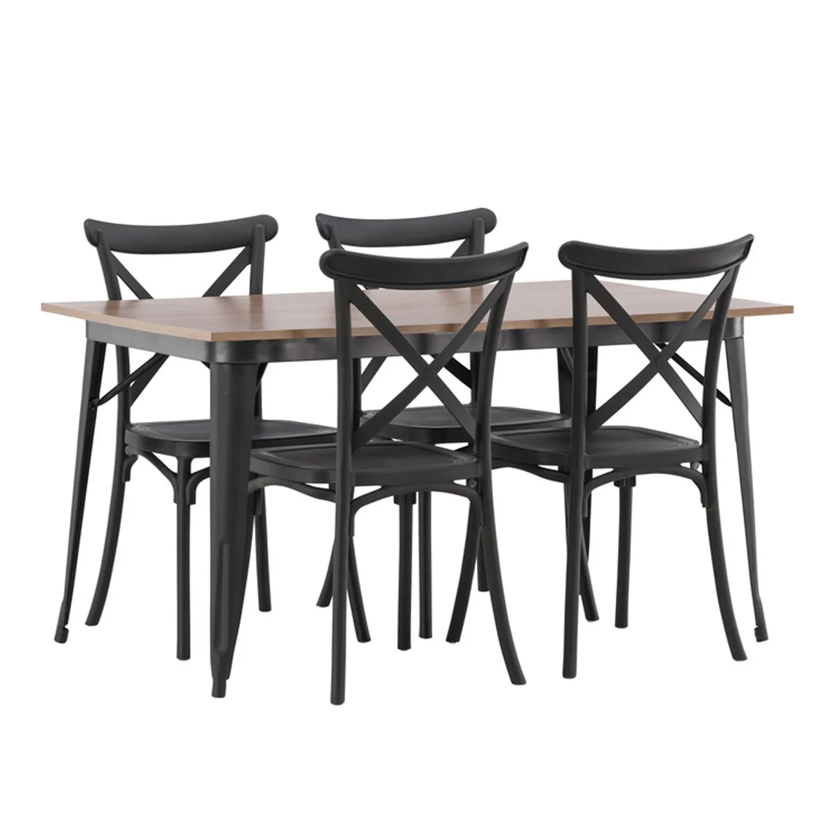 Tempe Dining Table with Crosett Chairs