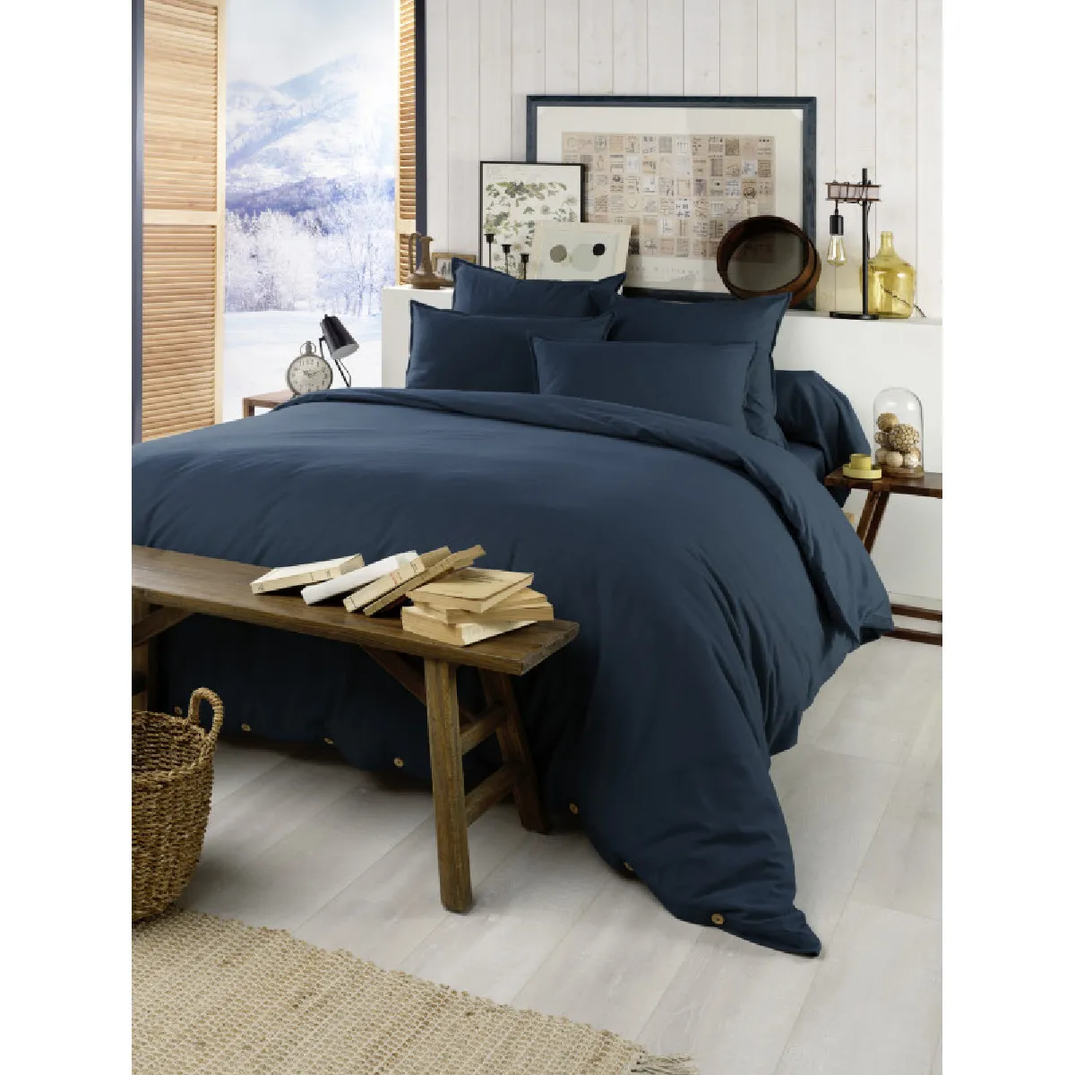 Housse De Couette "candice" Toutes Dimensions Flanelle De Coton L'effet Papillon