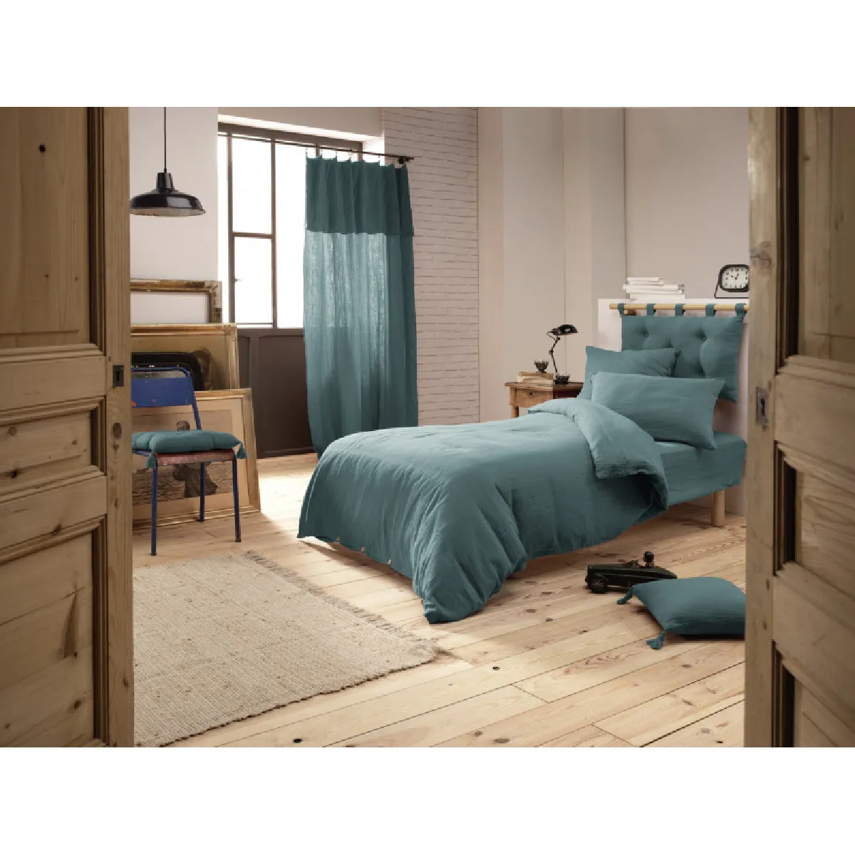 Pack Housse De Couette "gaïa" Toutes Dimensions "gaze De Coton" L'effet Papillon