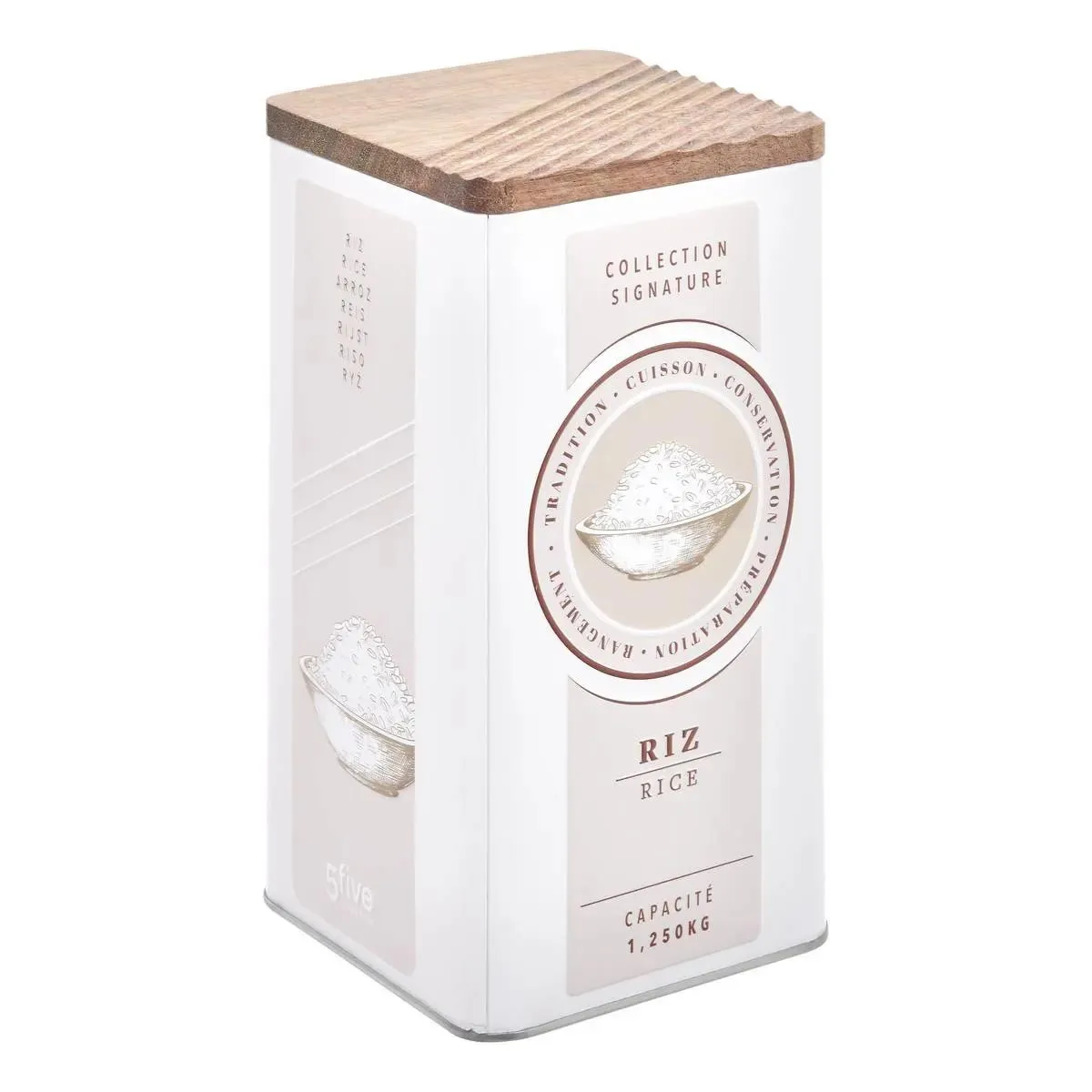 Boîte À Riz 1,6l Creme - 5five