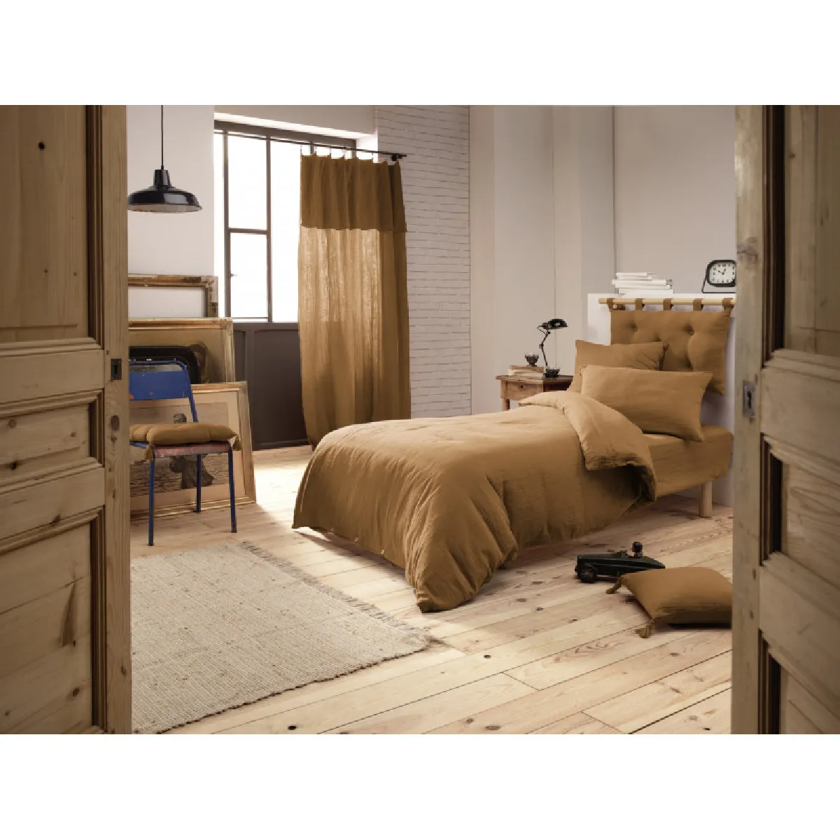 Pack Housse De Couette "gaïa" Toutes Dimensions "gaze De Coton" L'effet Papillon