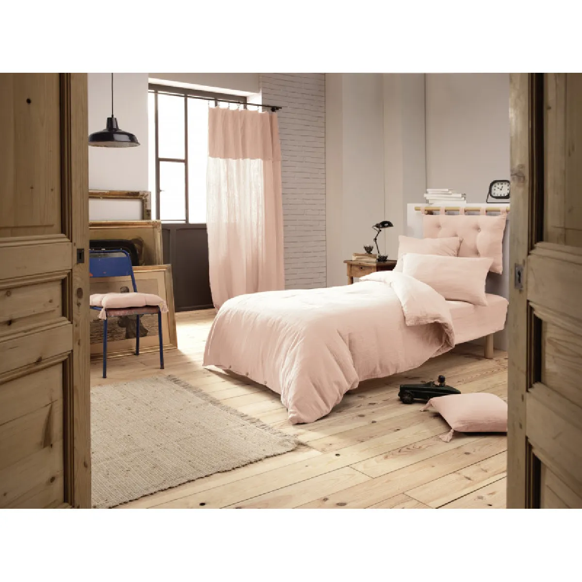 Pack Housse De Couette "gaïa" Toutes Dimensions "gaze De Coton" L'effet Papillon