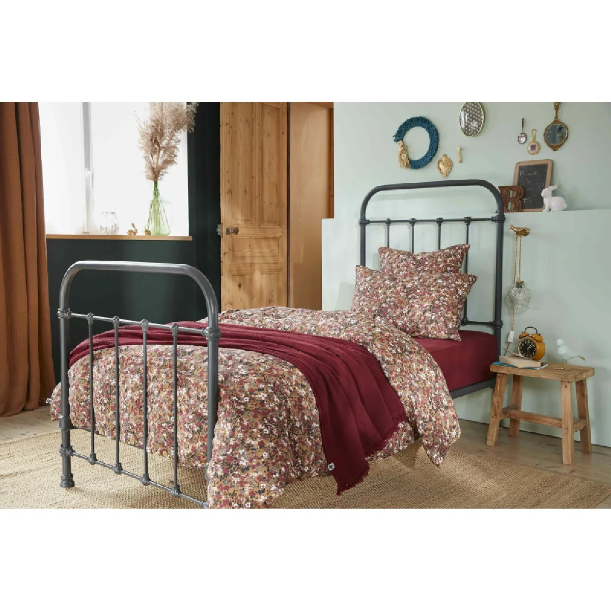 Housse De Couette "capucine" Toutes Dimensions "gaze De Coton" L'effet Papillon