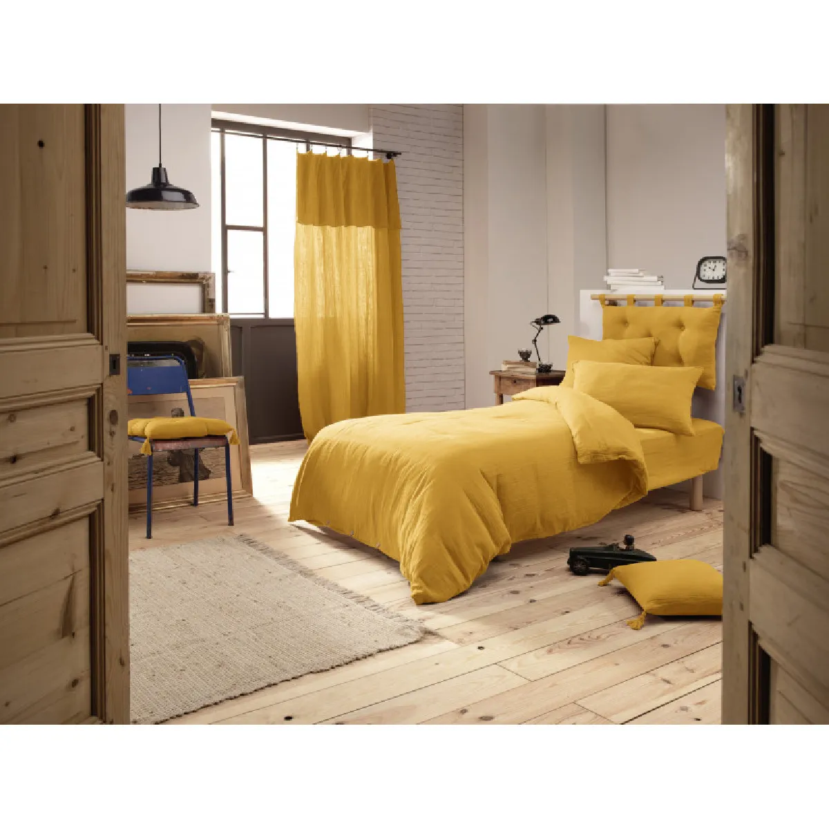 Pack Housse De Couette "gaïa" Toutes Dimensions "gaze De Coton" L'effet Papillon
