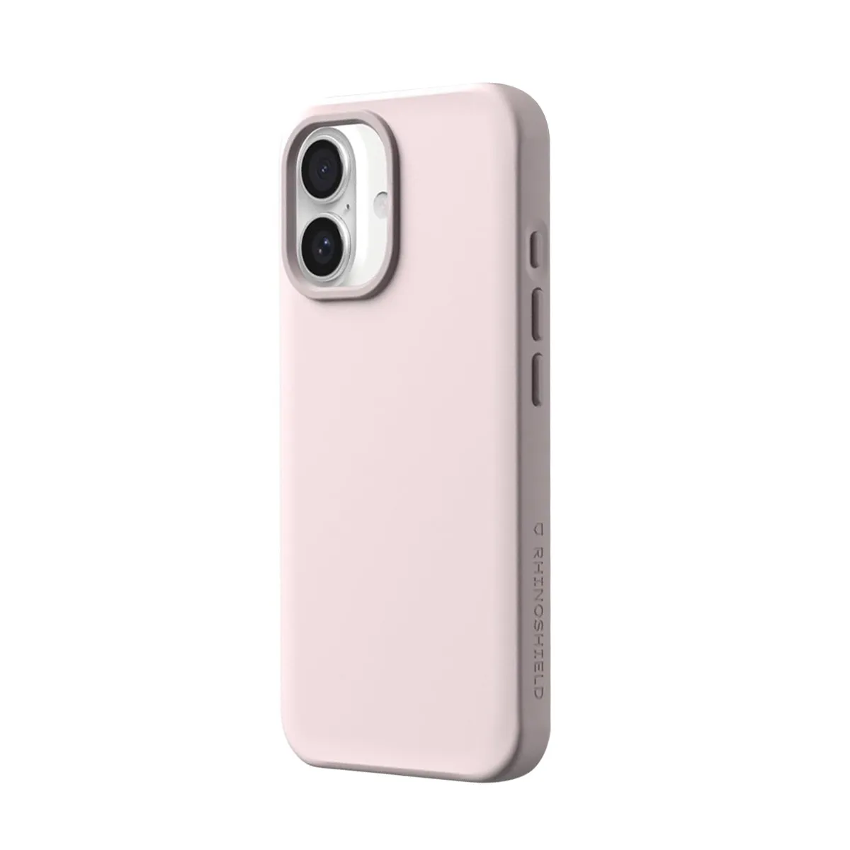 Coque Pour Iphone 16 Plus Modèle Solidx Antichoc Compatible Recharge Sans Fil Rose Clair Rhinoshield
