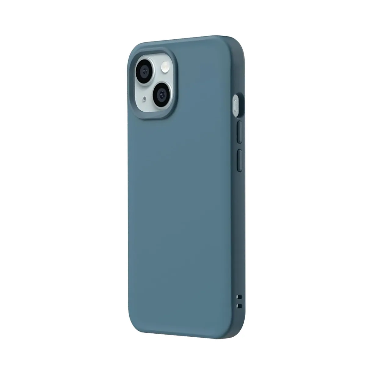 Coque Pour Iphone 15 Plus Modèle Solidx Compatible Recharge Sans Fil Bleu Rhinoshield