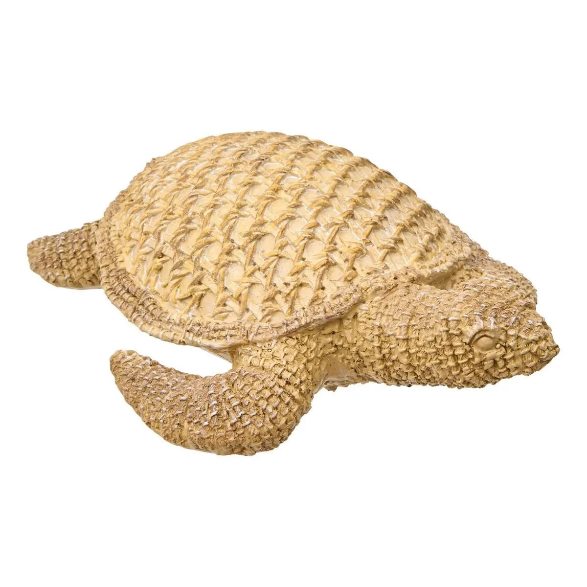 Statuette tortue Ocea 24x18x7cm beige - Atmosphera Créateur d'intérieur