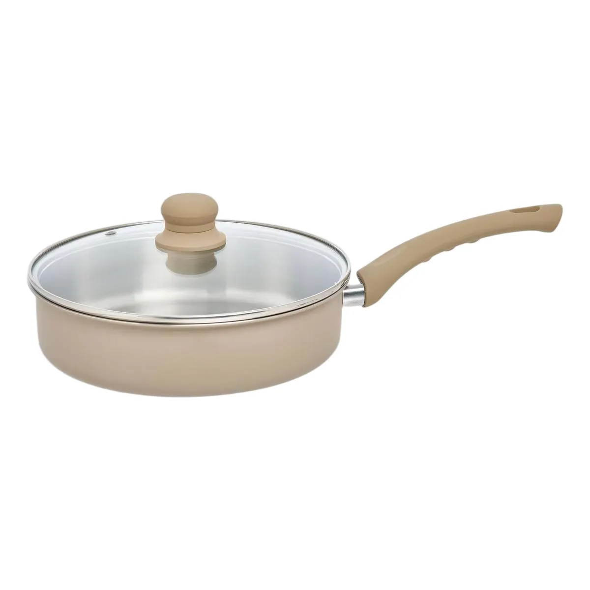 Sauteuse Solstice D24cm Aluminium Beige - 5five