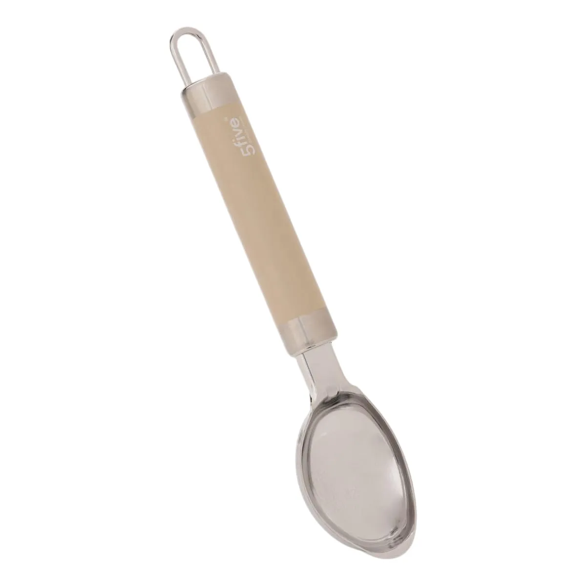Cuillère À Glace Solstice H19,5cm Beige En Inox - 5five
