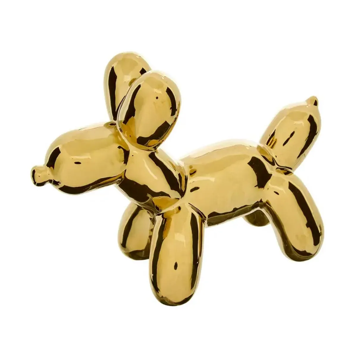 Statuette déco Theo chien pop art H13.5cm doré - Atmosphera Créateur d'intérieur