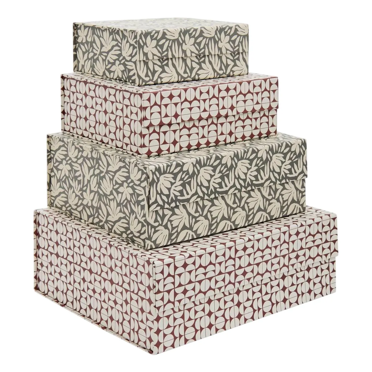 Lot De 4 Boîtes De Rangement 25/30/35/40cm Magnetbox - 5five