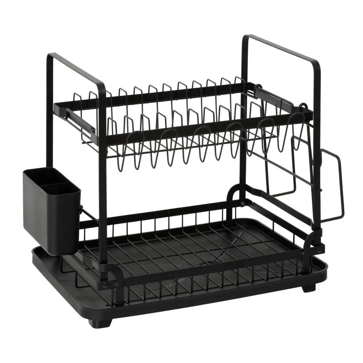 Egouttoir Black Edition Noir 2 Niveaux - 5five