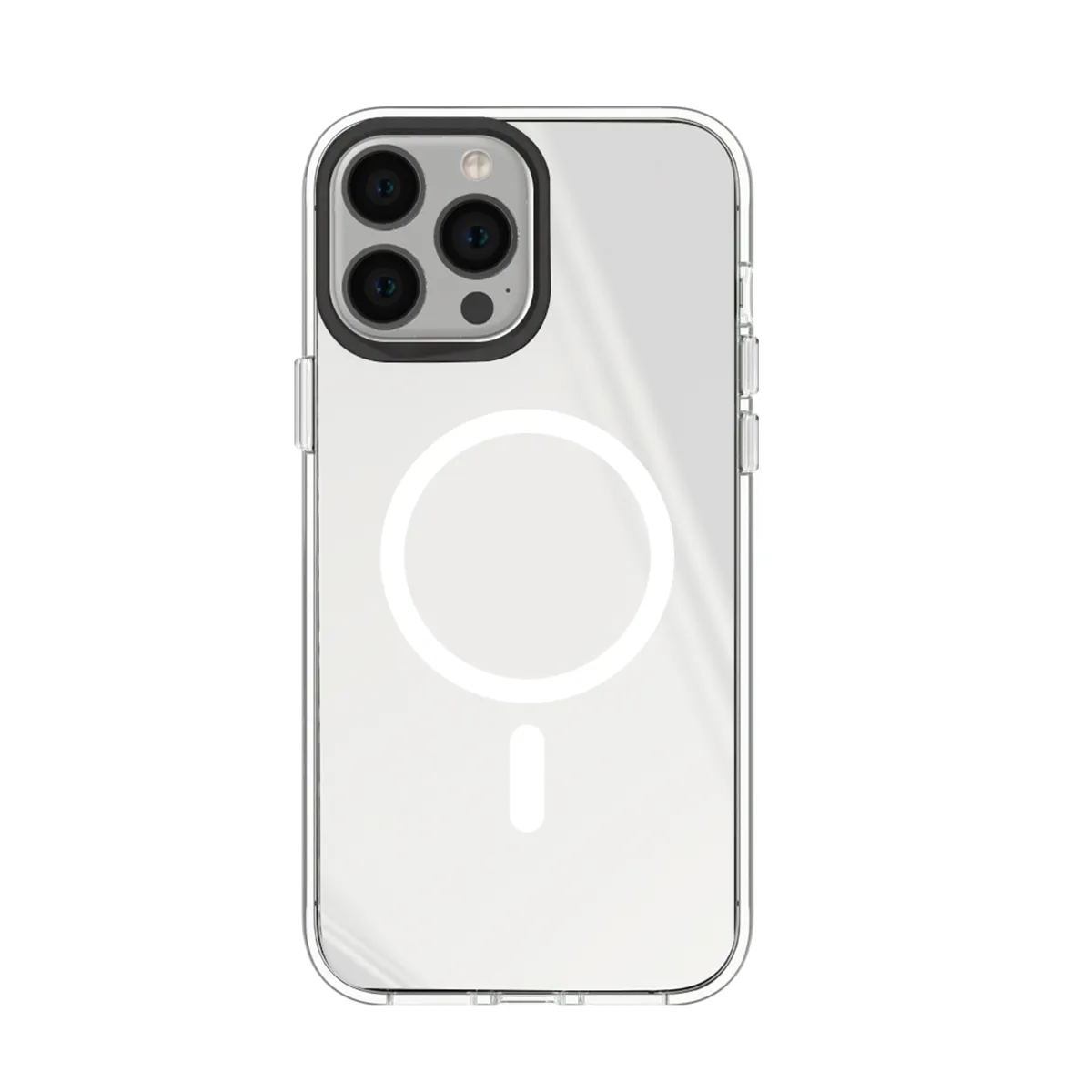 Coque Pour Iphone 13 Pro Max Magsafe Absorption Chocs Anti-jaunissement Transparent Rhinoshield