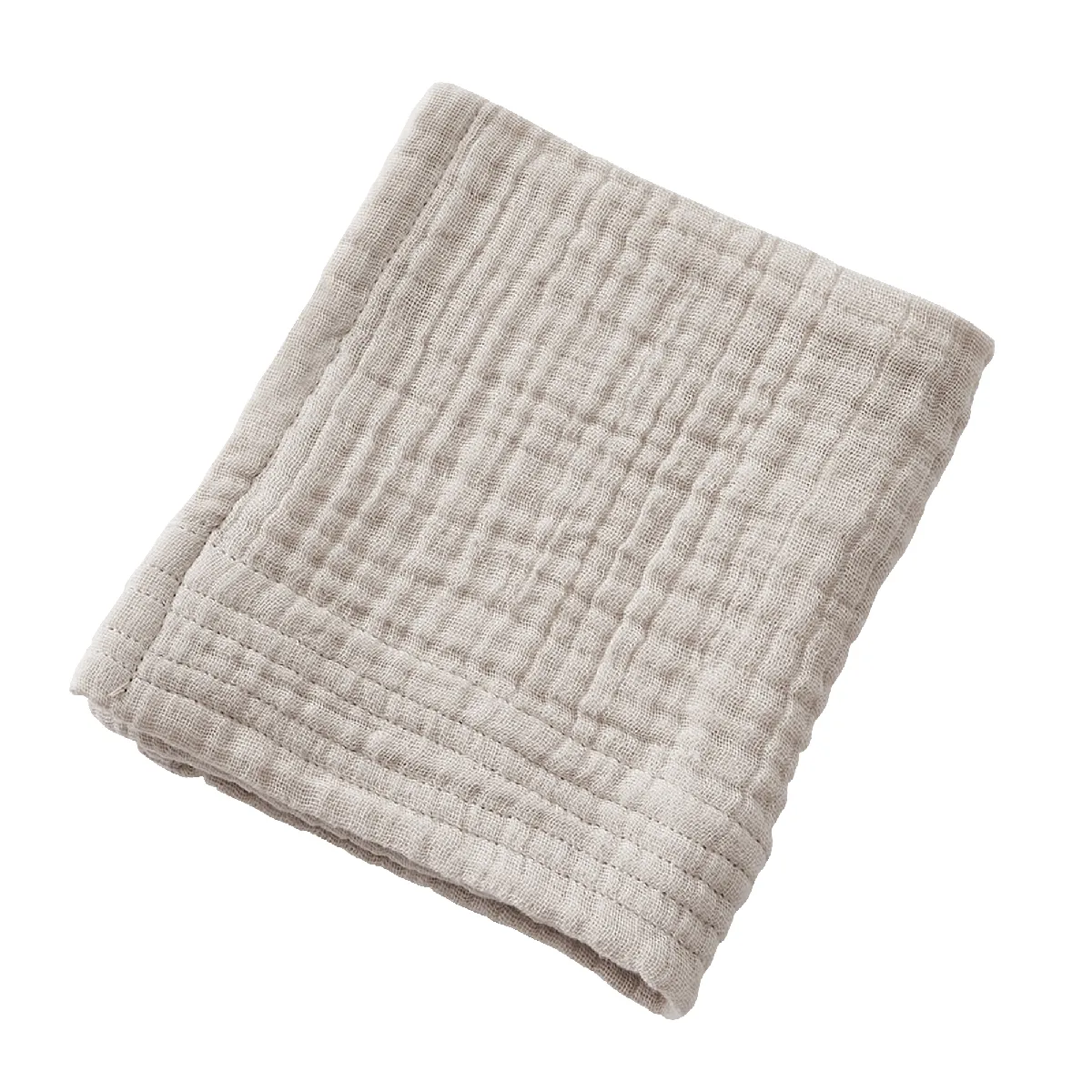 Serviette De Bain 30x50 Cm Gaze De Coton Naturel