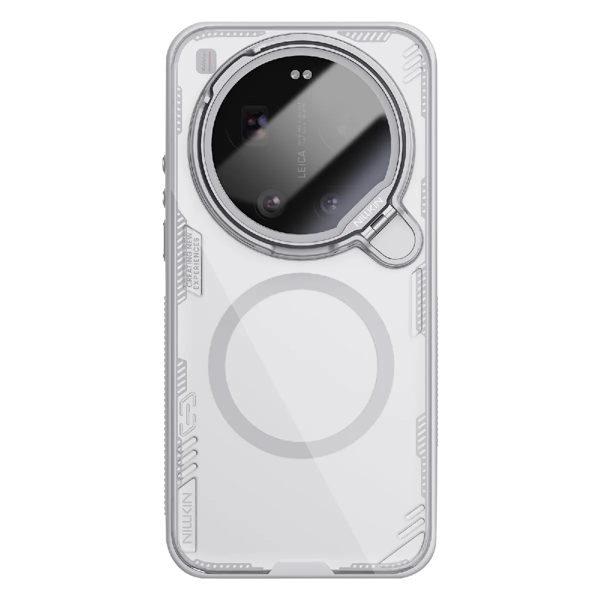 Coque Pour Xiaomi 17 Ultra Modèle Iceblade Prop Avec Cache Caméra Rabattable Gris Nillkin