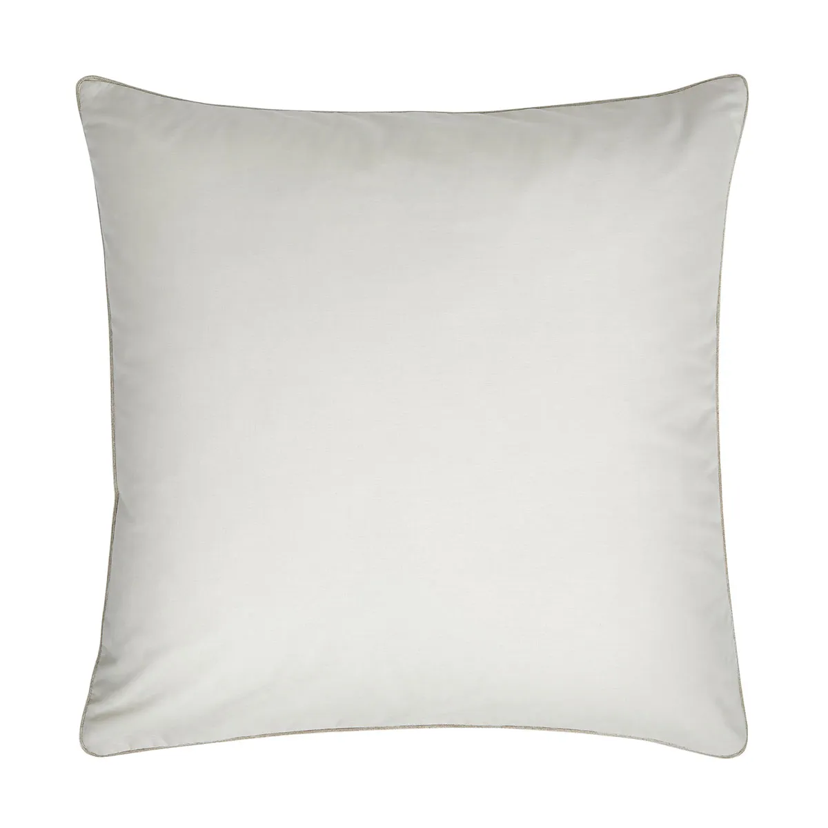 Taie D'oreiller Unie En Coton Bio, Dune - 64 X 64 Cm - Beige