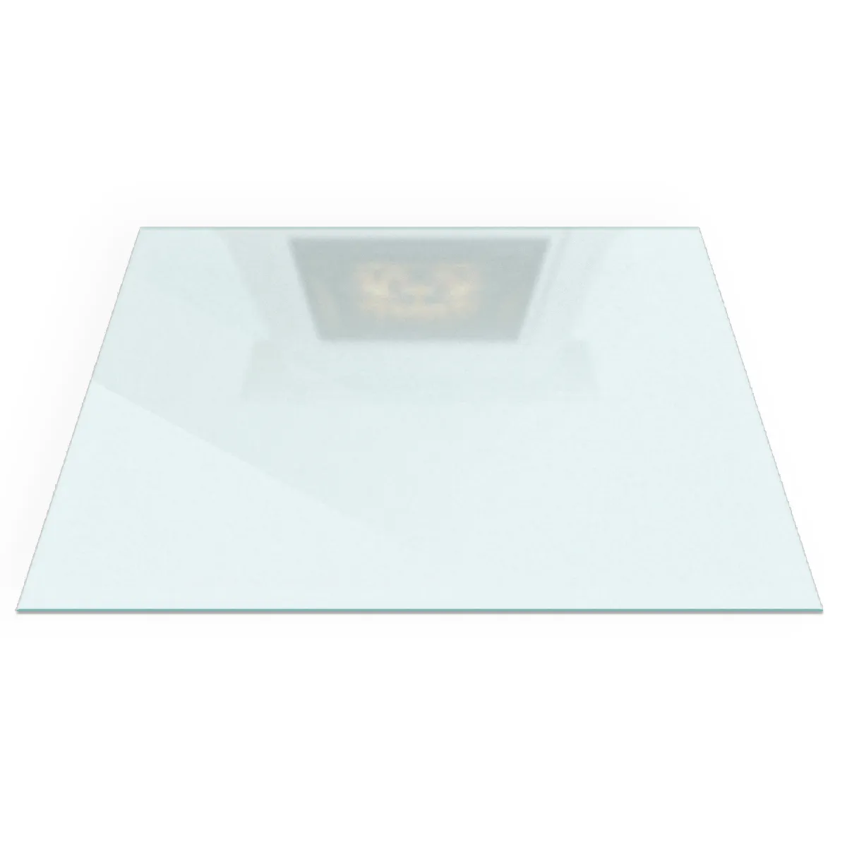 Plaque De Sol Pour Poêle Tulup 120x80 cm Verre de sécurité 4mm Semi-transparent