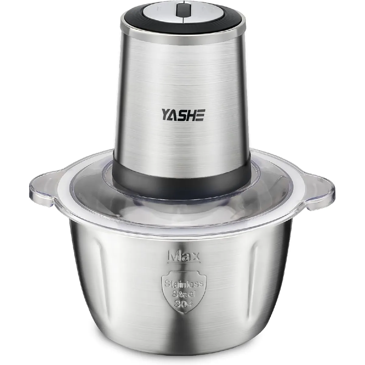 Hachoir Électrique 500 W, Bol Inox 1,8 L, 2 Vitesses