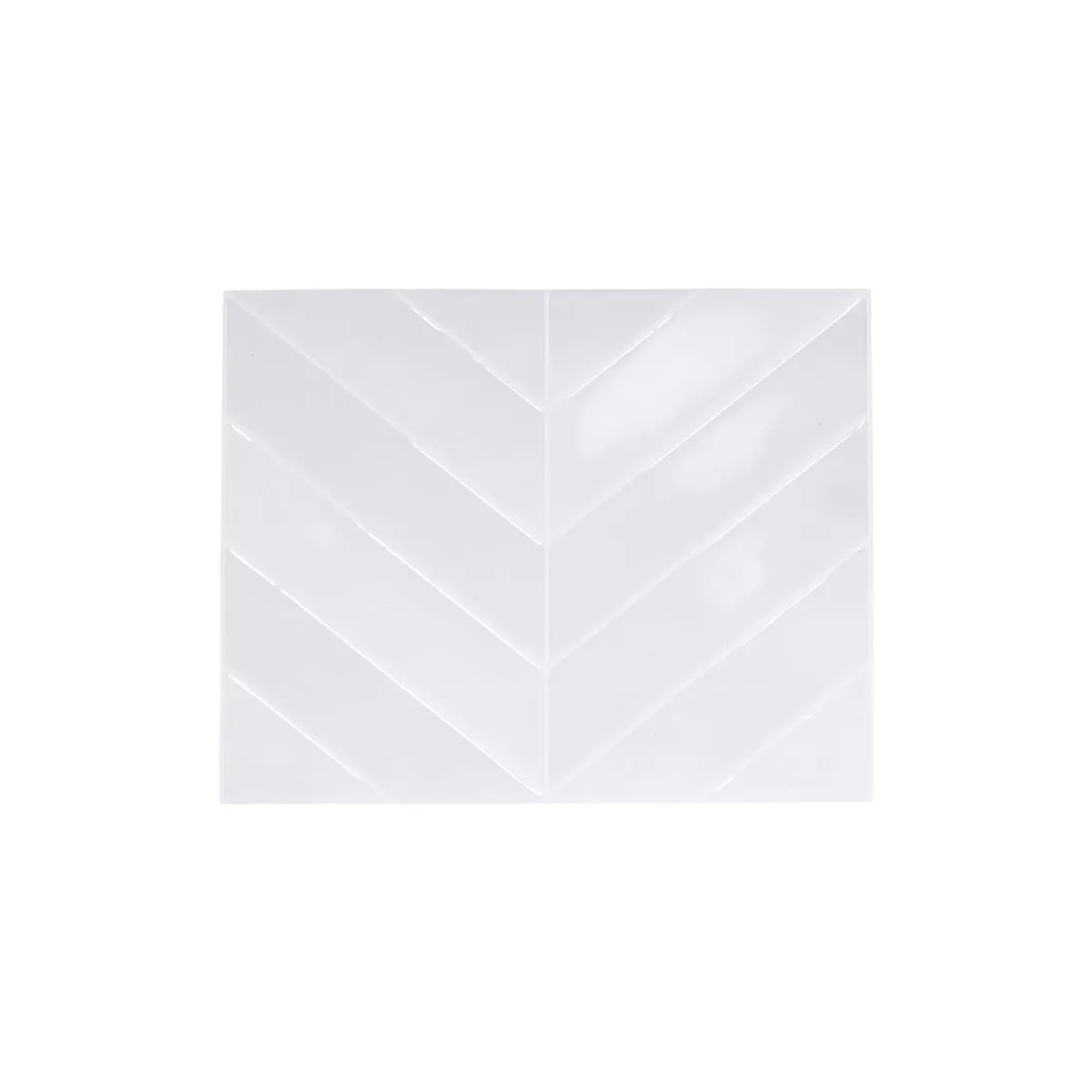 Credence Adhesive - Je Cherche Une Idee - Chevron - Souple - Blanc