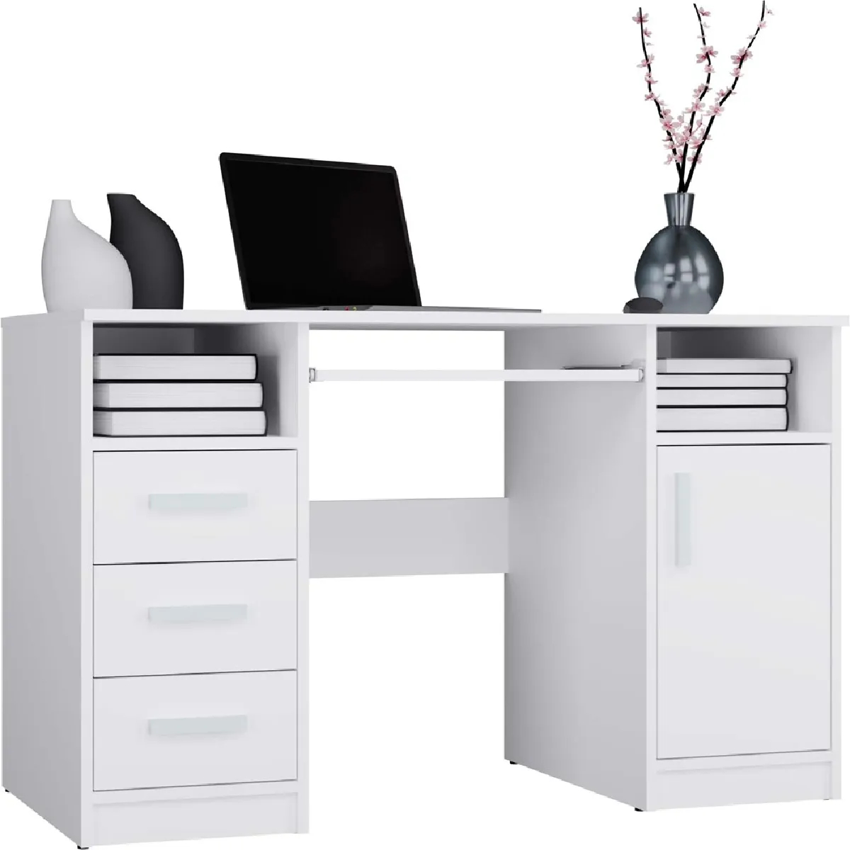 Bureau, blanc, 120 x 75 x 60 cm