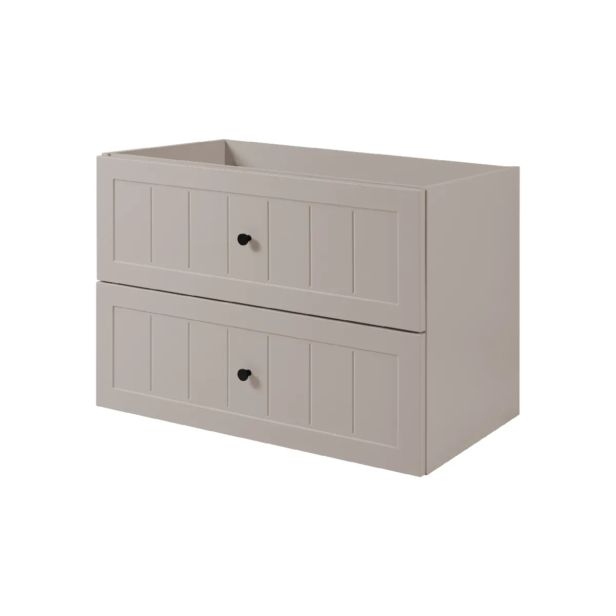 Meuble sous lavabo de style classique, cachemire, 80 x 57 x 46 cm