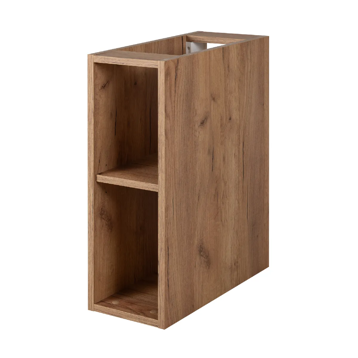 Etagère de salle de bain, Chêne artisanal doré, 20 x 57 x 46 cm