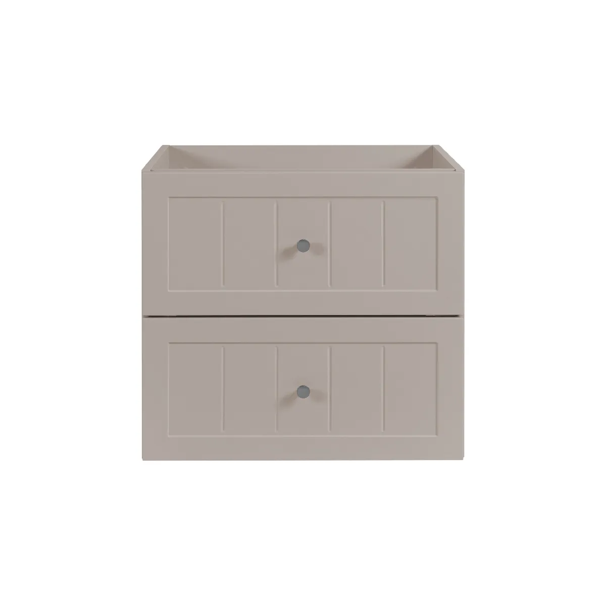 Meuble sous lavabo de style classique, cachemire, 60 x 57 x 46 cm