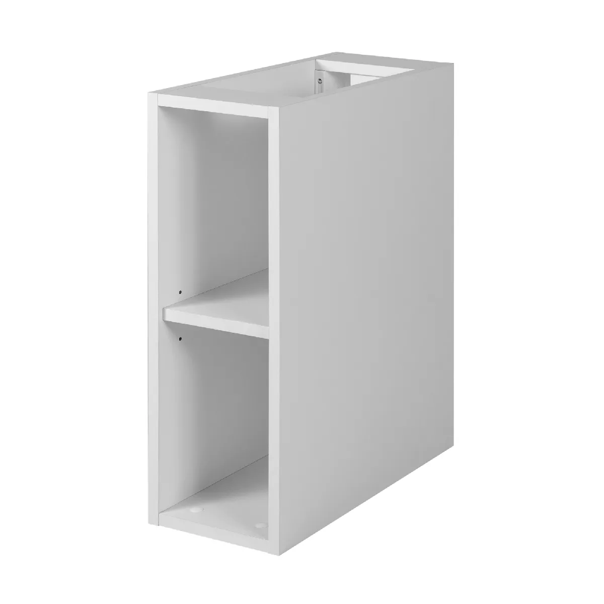 Etagère de salle de bain, Blanc Mat, 20 x 57 x 46 cm