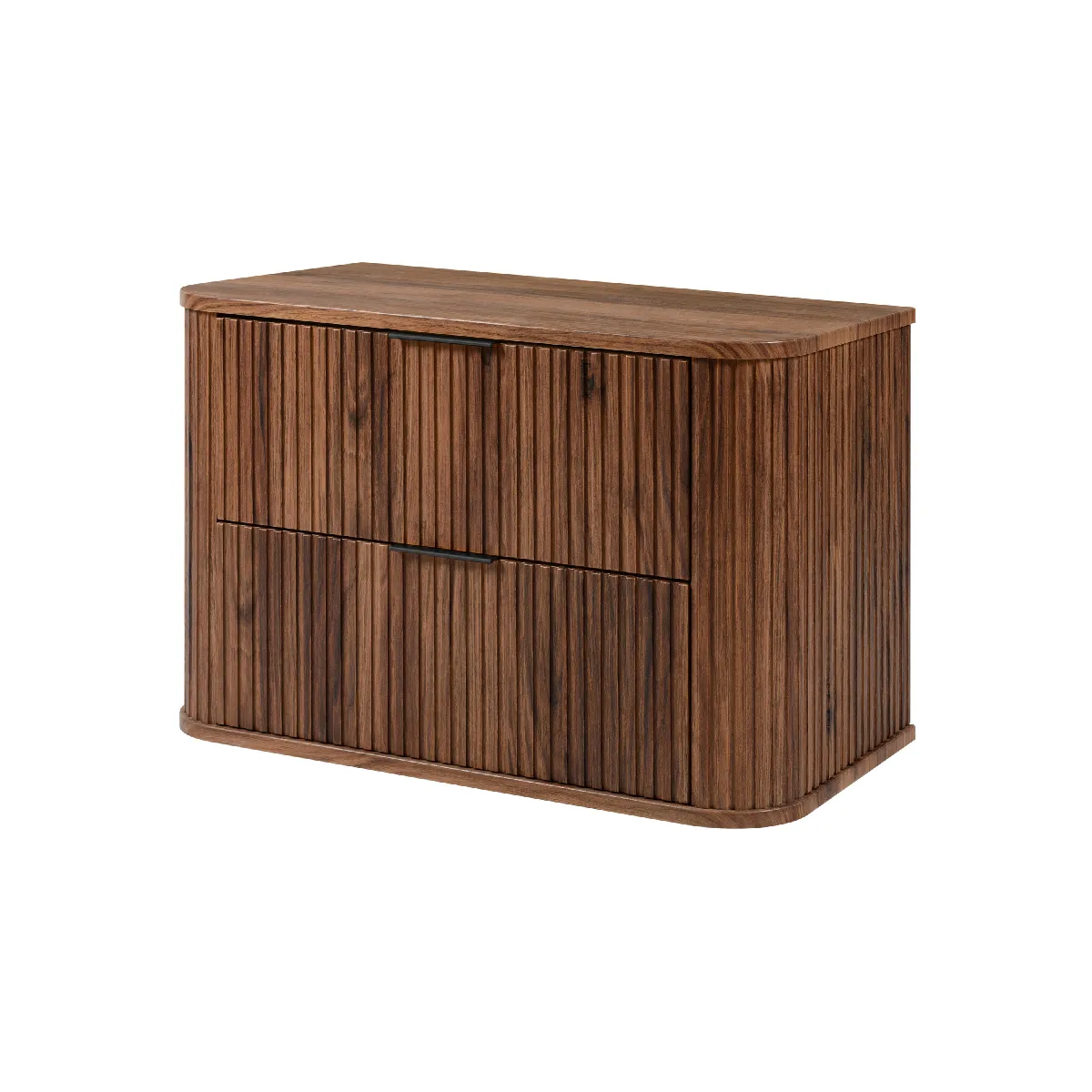 Meuble sous-vasque, chêne noyer, 80,4 x 51,7 x 41,5 cm