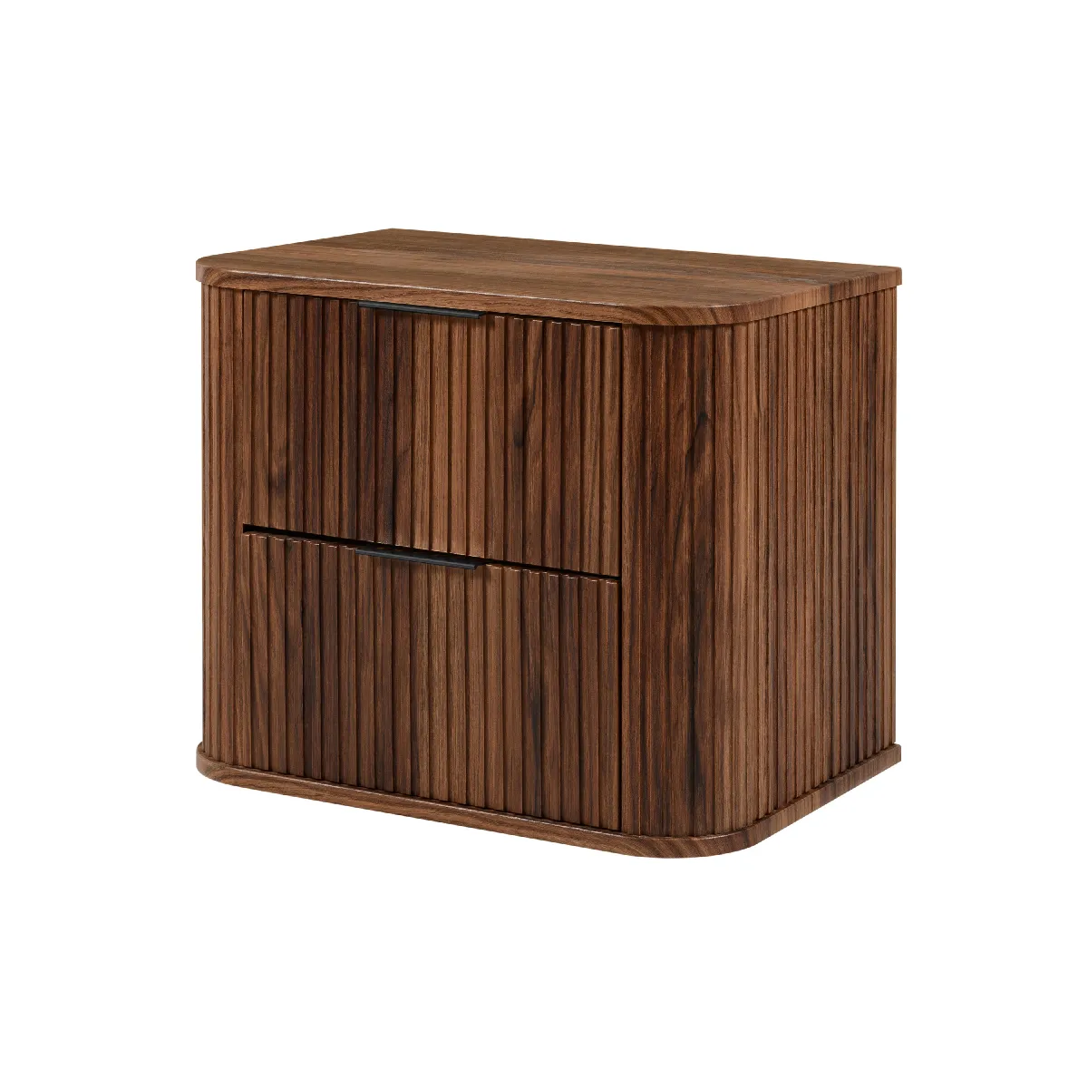 Meuble sous-vasque, chêne noyer, 60 x 51,7 x 41,5 cm