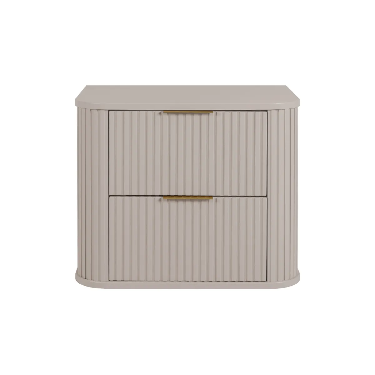 Meuble sous-vasque, Cachemire, poignée dorée, 41,5 x 60 x 51,7 cm