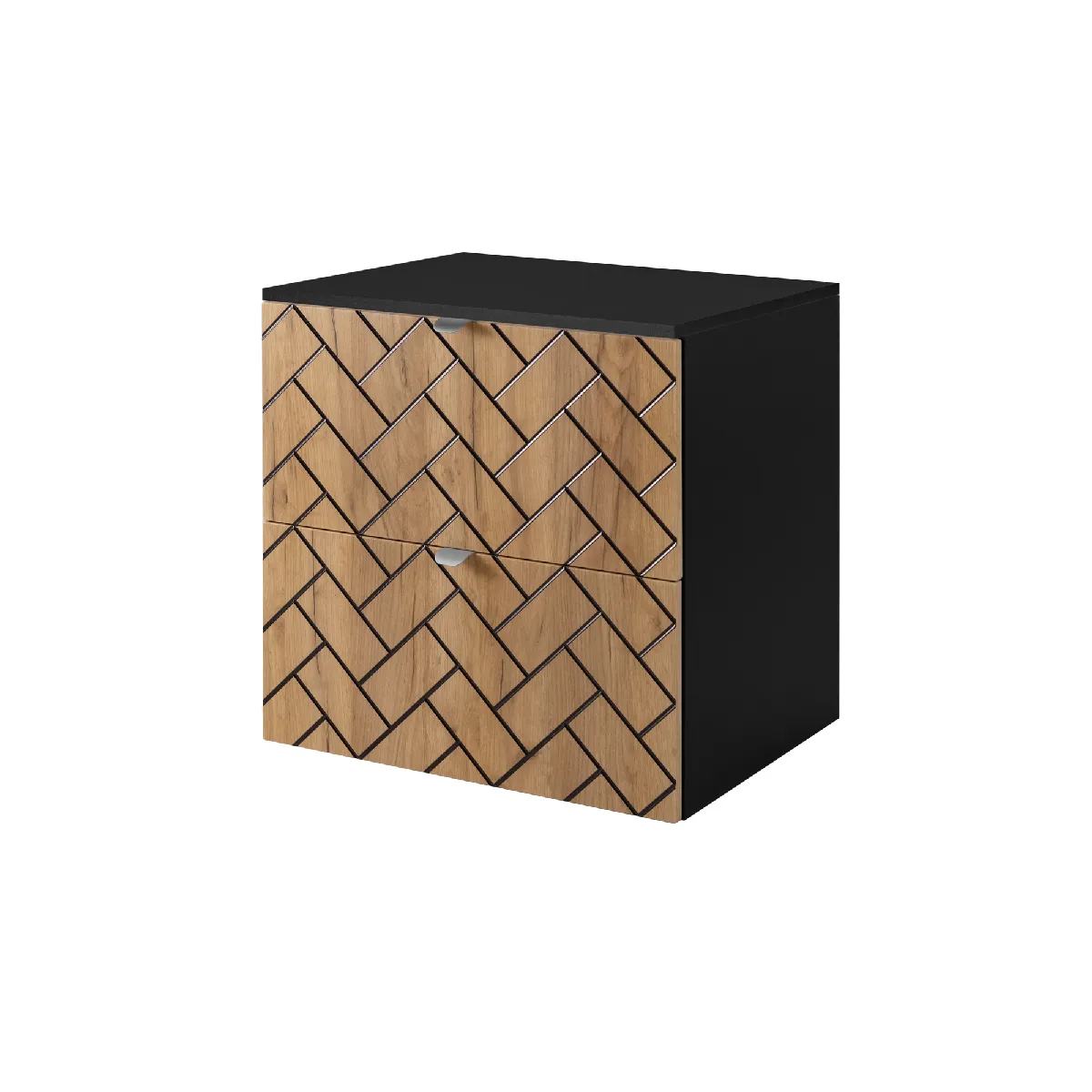 Meuble de salle de bain, Chêne Craft doré, 60 x 57 x 46 cm, Chêne Goldcraft