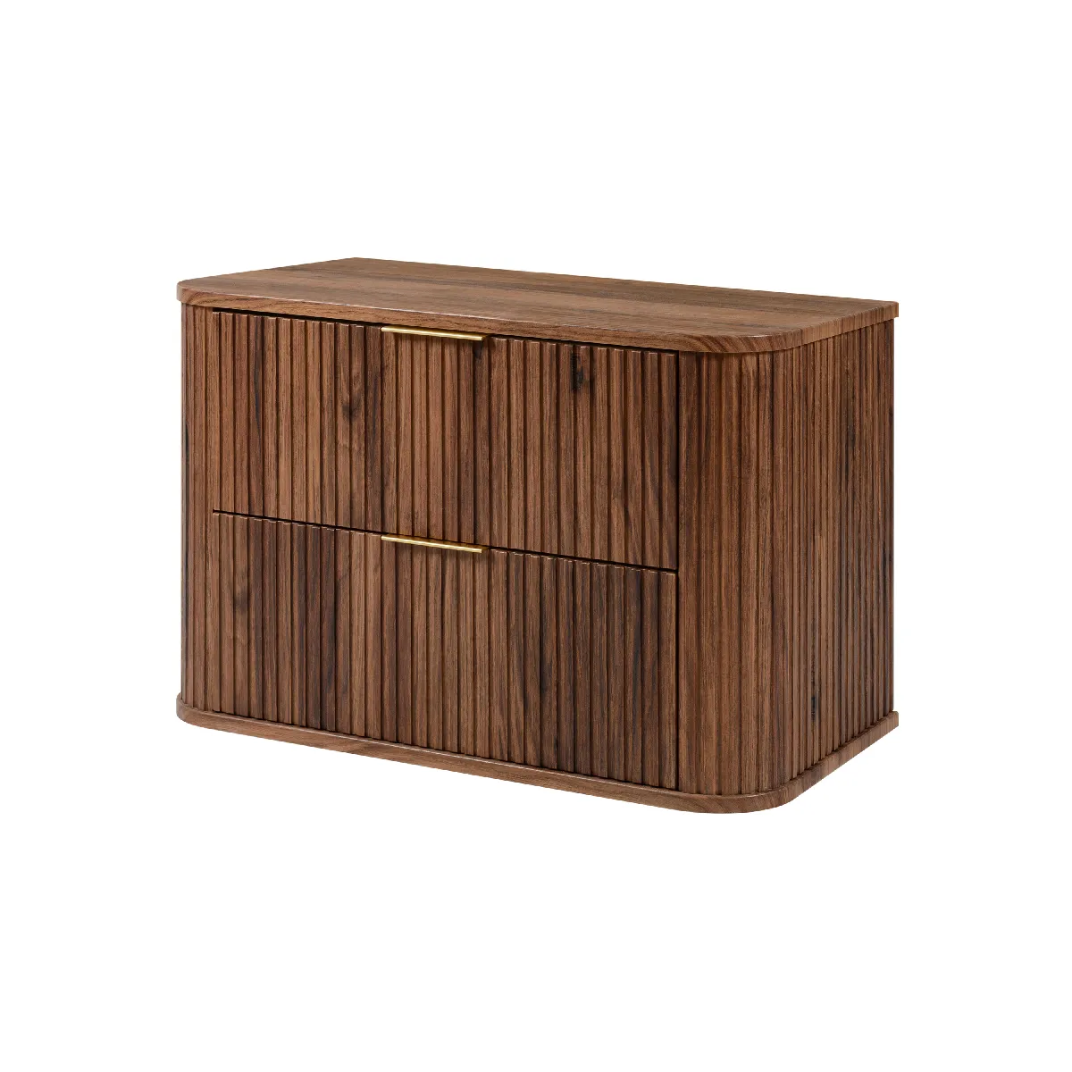 Meuble sous-vasque, chêne noyer, 80,4 x 51,7 x 41,5 cm