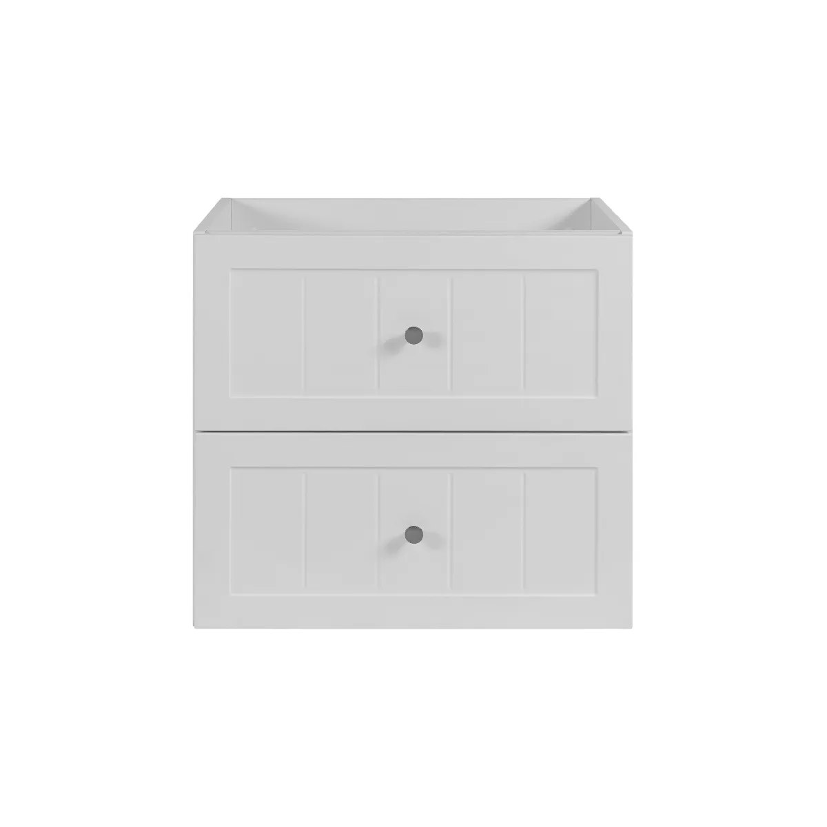 Meuble sous lavabo de style classique, blanc, 60 x 57 x 46 cm