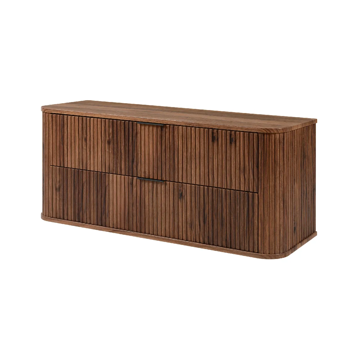 Meuble sous-vasque, chêne noyer, 120 x 51,7 x 41,5 cm