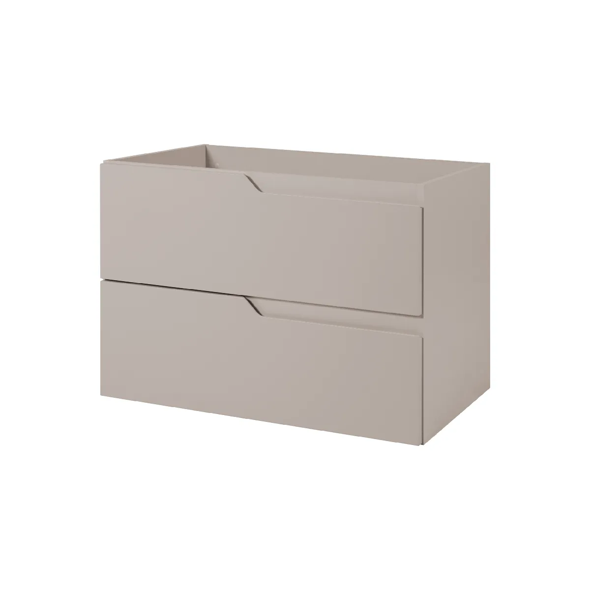 Meuble de salle de bain suspendu sous lavabo, cachemire, 80 x 57 x 46 cm, sans plateau