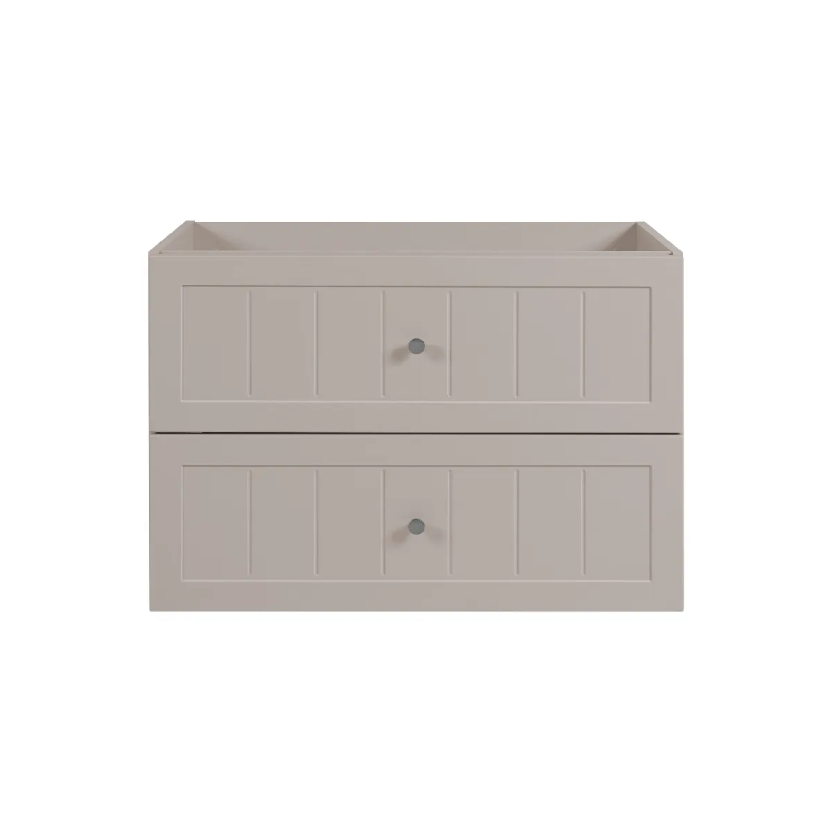 Meuble sous lavabo de style classique, cachemire, 80 x 57 x 46 cm