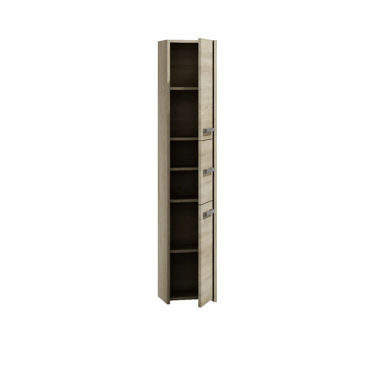 Armoire de salle de bain, chêne sonoma, 170 x 30 x 30 cm