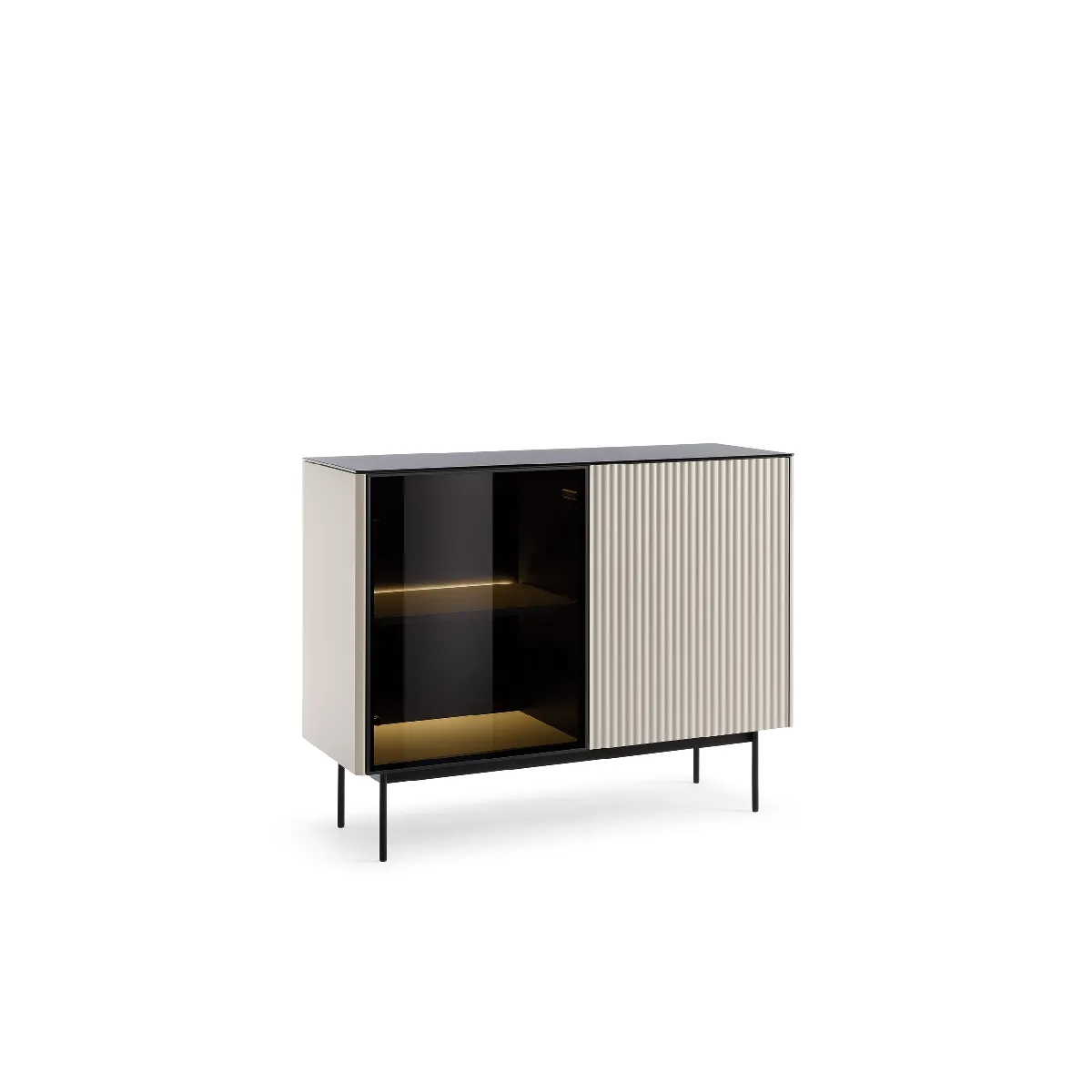Buffet, cachemire, 107 x 84 x 39 cm