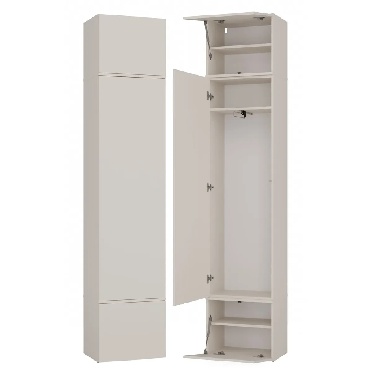 Armoire, cachemire / beige, 50 x 238 x 35 cm