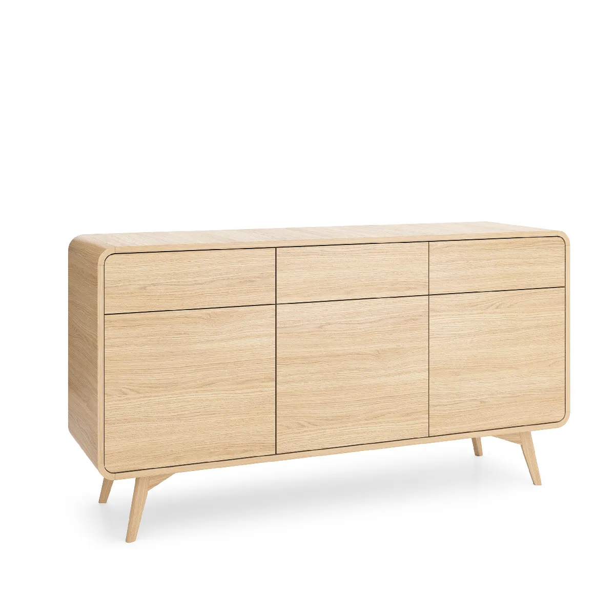Buffet, chêne Vincenza, 160 x 84 x 39 cm