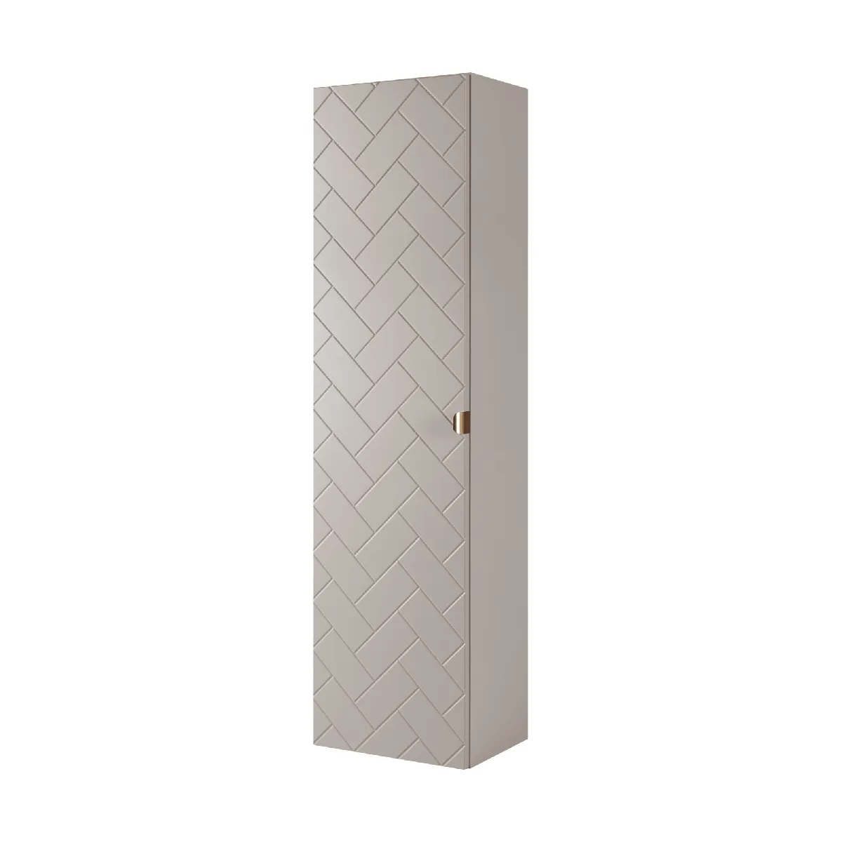 Meuble de salle de bain, Cachemire, 35 x 136 x 27 cm, poignées dorées