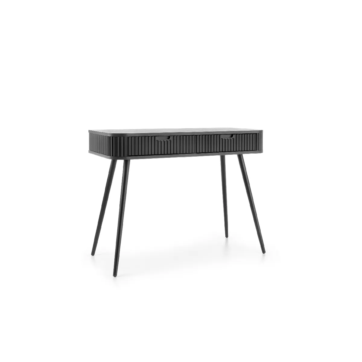 Coiffeuse: noir, pieds noir, 103 x 80 x 49 cm